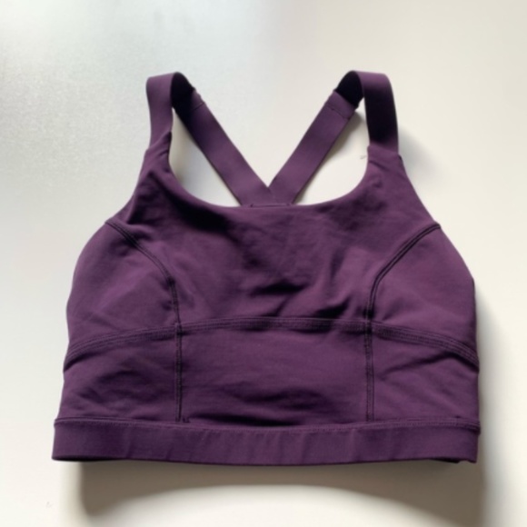 Lululemon pure practice sport bra purple size 4 - Picture 4 of 6
